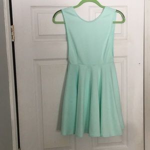 Mint skater dress
